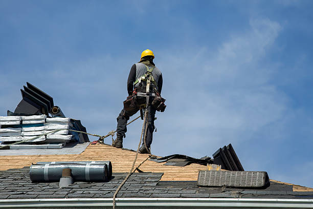 Professional Roofing technician working in Loxahatchee, FL